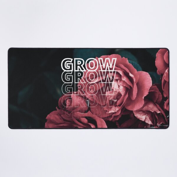 Item preview, GROW (above) - Romantic Aesthetic, Beautiful Pink Flowers, Floral Bouquet, Botanical Background designed and sold by AliceSLee.
