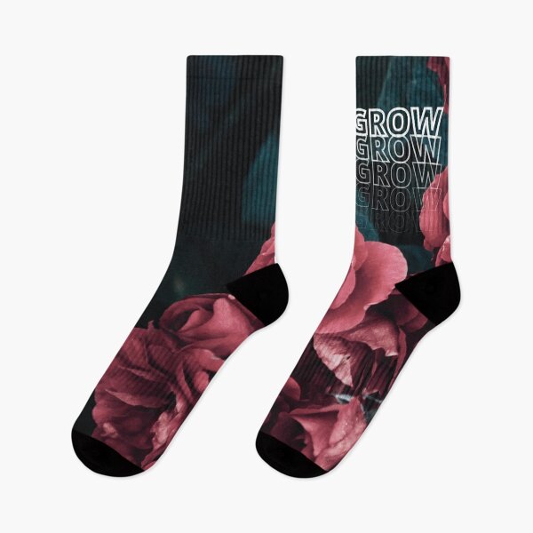 Item preview, GROW (above) - Romantic Aesthetic, Beautiful Pink Flowers, Floral Bouquet, Botanical Background designed and sold by AliceSLee.