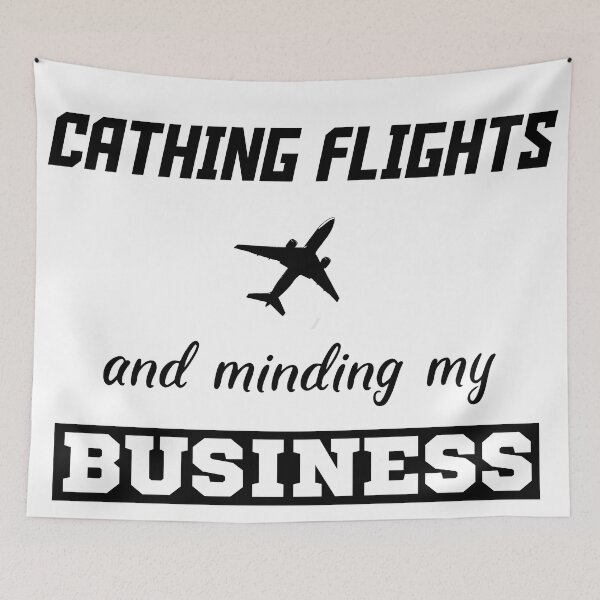 Item preview, Catching flights and minding my business designed and sold by MrJArts.