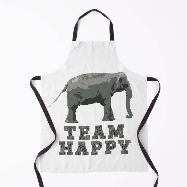 Item preview, Team Happy the Elephant Support the Elephants No to Zoo Design designed and sold by QuanJewelry.