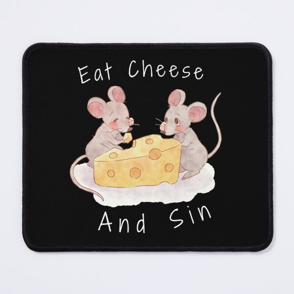 Item preview, Eat Cheese and Sin Funny Rat Classic T-Shirt designed and sold by BOUMNESS.
