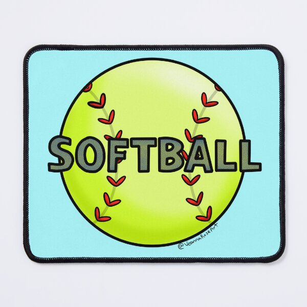 Item preview, Softball design designed and sold by veannaroseart.