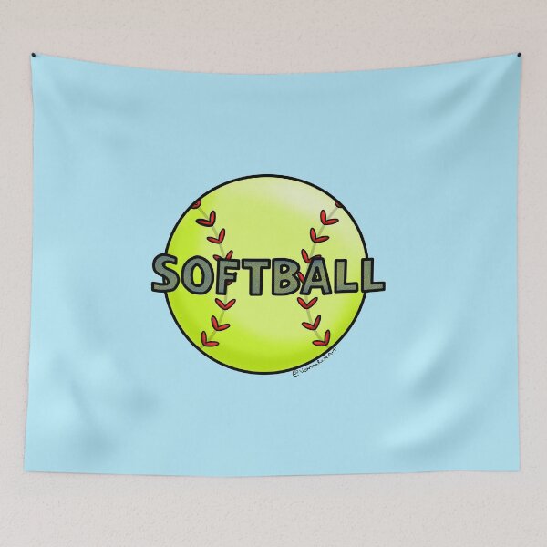Item preview, Softball design  designed and sold by veannaroseart.