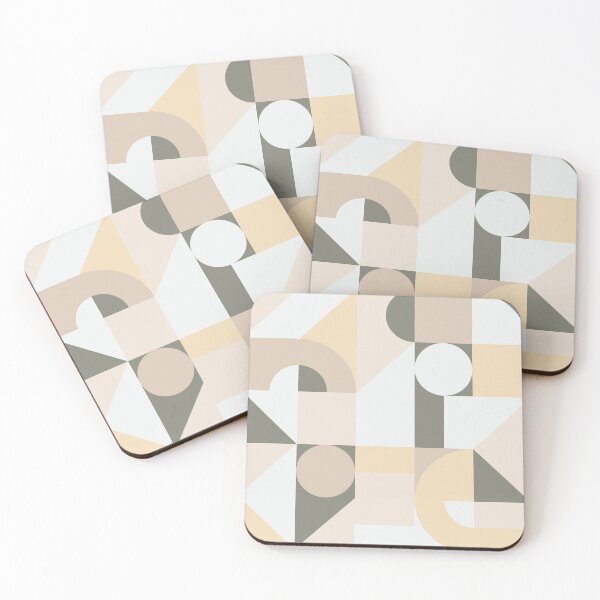 Item preview, Mid-Century Modern Retro Soft Pink Tones designed and sold by antevasinart.