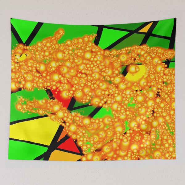 Item preview, Mosaic Pattern With Abstract Sea Dragon Head Artwork9 D1 Production designed and sold by SelfUpgrade.