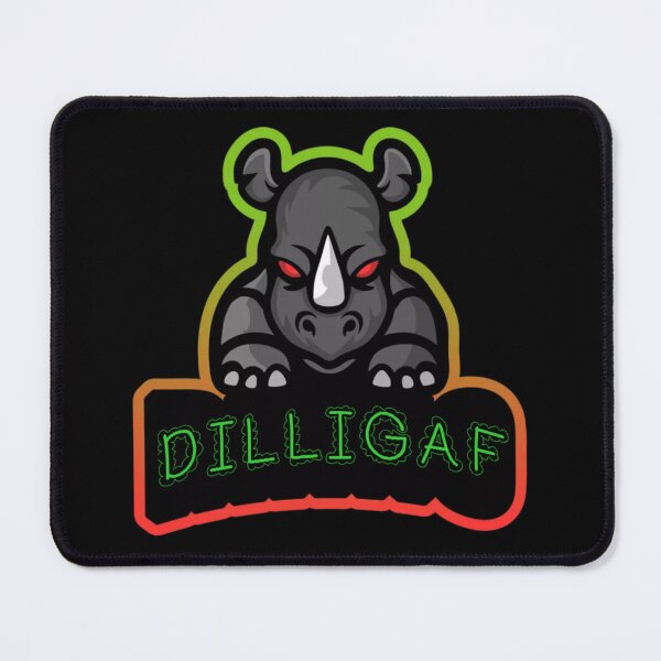 Item preview, DILLIGAF RHINO (do I look Iike i give a f...) designed and sold by Tom O Gotchi.