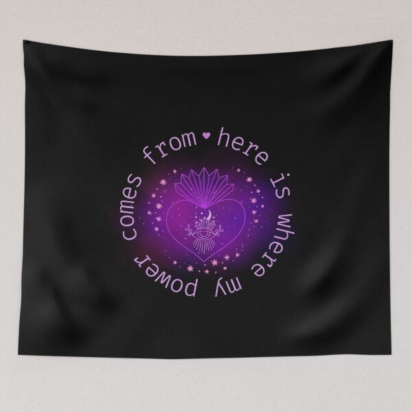 Item preview, My Sacred Heart Power iPhone Case designed and sold by MagicWolfStar.