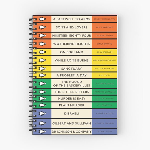 Item preview, Rainbow Penguin Classics Book Covers designed and sold by iconikit.