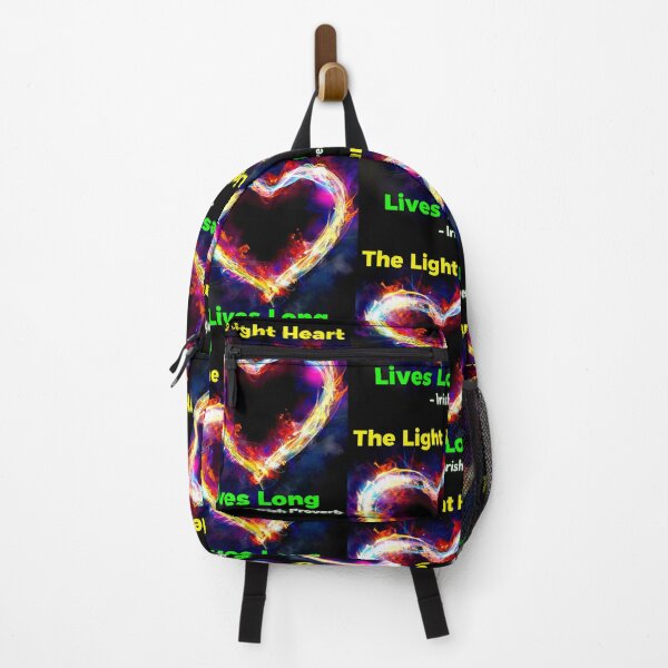 Item preview, Irish Proverb - The Light Heart Lives Long designed and sold by IrishProverbs.