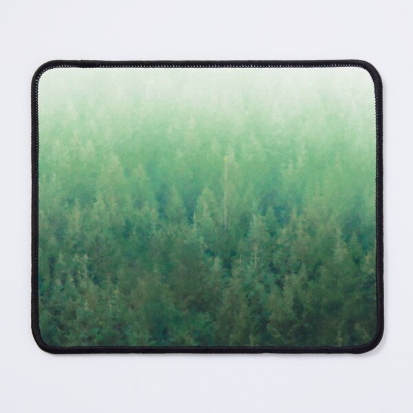 Item preview, Misty Forest Drawing, Dark Green Misty forest, Misty Green Forest Aesthetic, Foggy Misty Green Forest Aesthetic designed and sold by Trendymotion.