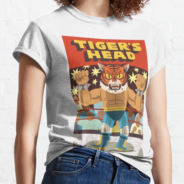 Tigers Head T Shirt Trending Tiger Face Silhouette T-shirt 