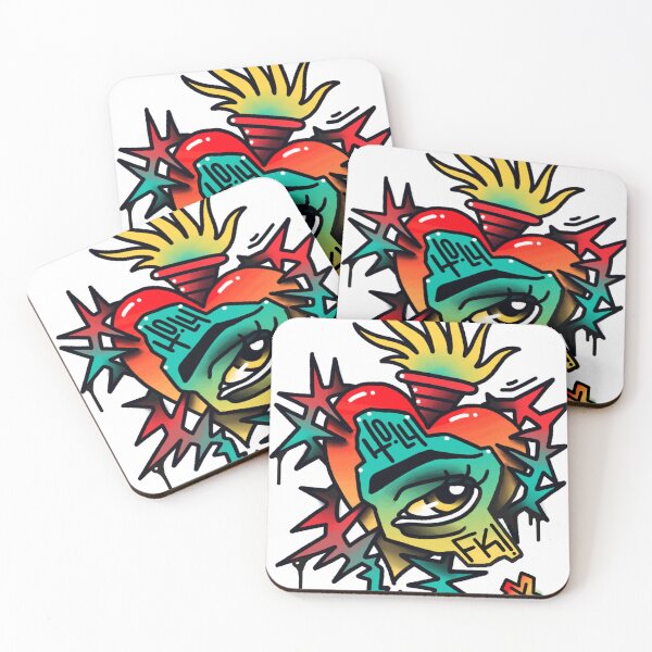 Item preview, HOLY LEX | Sacred Heart | Modern traditional tattoo style designed and sold by Aléxis d’Almeida.