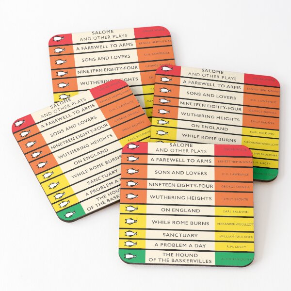 Artikelvorschau, Rainbow Penguin Classics Book Covers entworfen und verkauft von iconikit.
