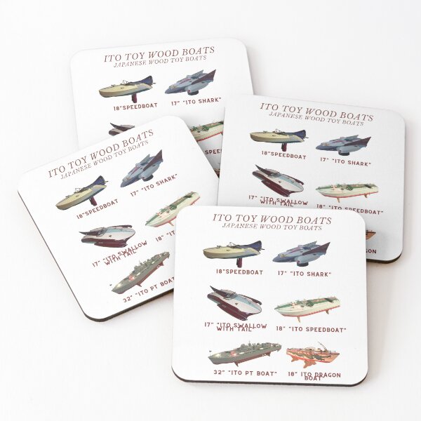 Item preview,  ITO TOY WOOD BOATS 2ND VERSION TEE designed and sold by RBOJCK.