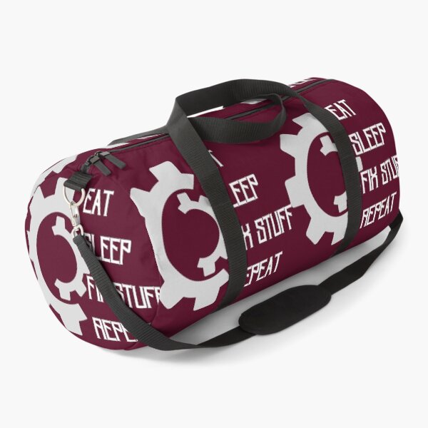 Item preview, Eat sleep fix stuff repeat mechanic cogwheel designed and sold by Randa Ranmania.