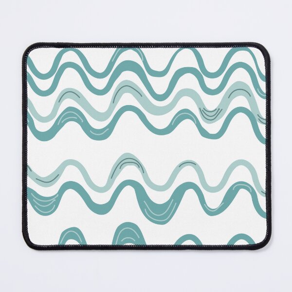 Item preview, Blue Tones Wavy Lines Design designed and sold by antevasinart.