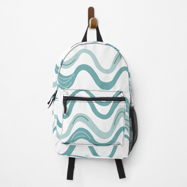 Item preview, Blue Tones Wavy Lines Design designed and sold by antevasinart.