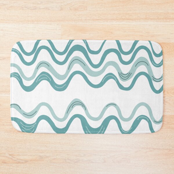 Item preview, Blue Tones Wavy Lines Design  designed and sold by antevasinart.