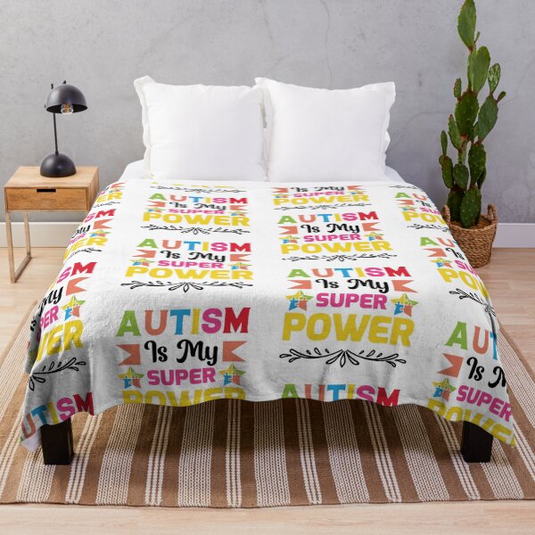 Item preview, Autism Is My Super Power Autistic support Be Positive Aspire To Inspire Happy Life Apparel Essential Motivation Inspiration Joy Mood designed and sold by DesignByHeartUK.