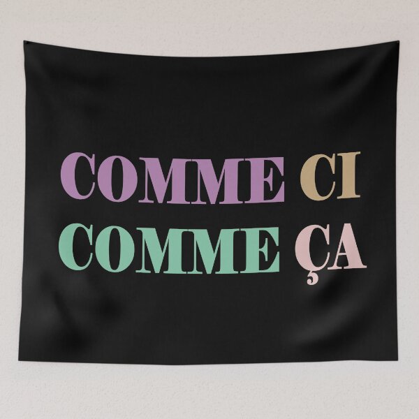 Item preview, Comme Ci Comme Ca designed and sold by TravelScientist.