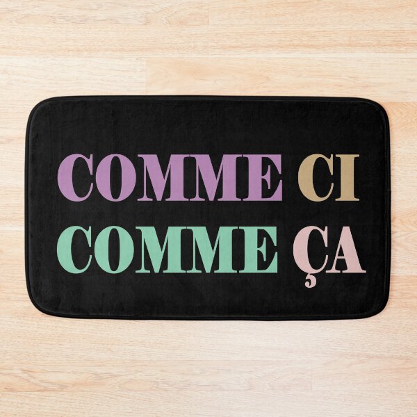 Item preview, Comme Ci Comme Ca designed and sold by TravelScientist.