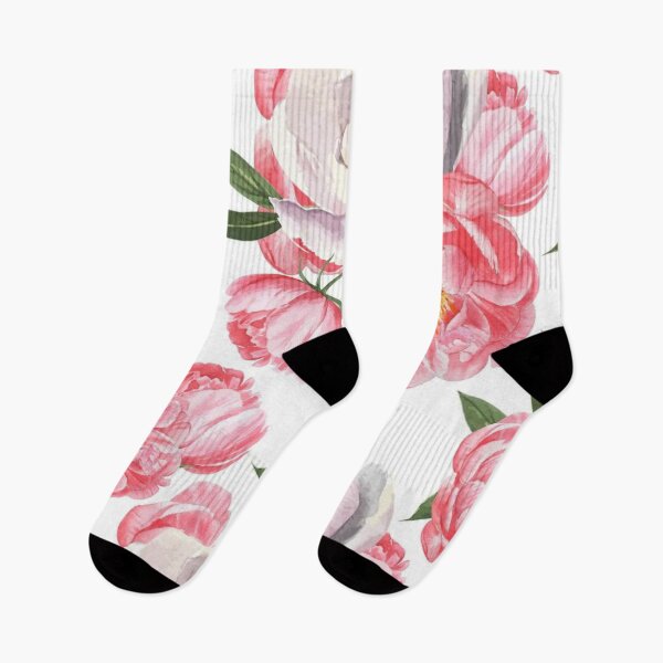 Item preview, Peony Flowers Watercolor Seamless Floral Botanical Watercolour | Pattern designed and sold by OneClothesCo.