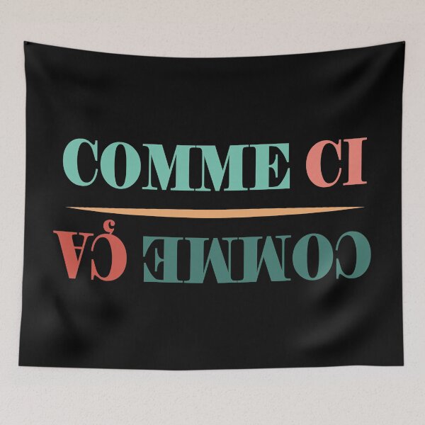 Item preview, Comme Ci Comme Ca designed and sold by TravelScientist.