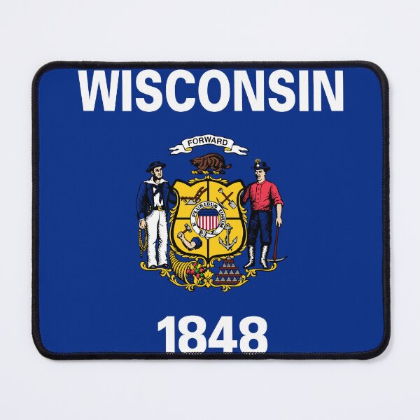 Item preview, Flag of Wisconsin designed and sold by Flags & Cie.