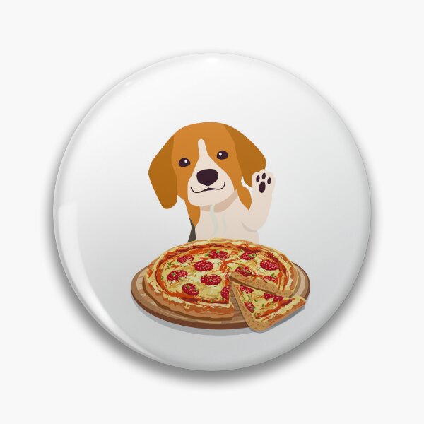 Item preview, Dog eating a pizza funny designed and sold by T-Look.
