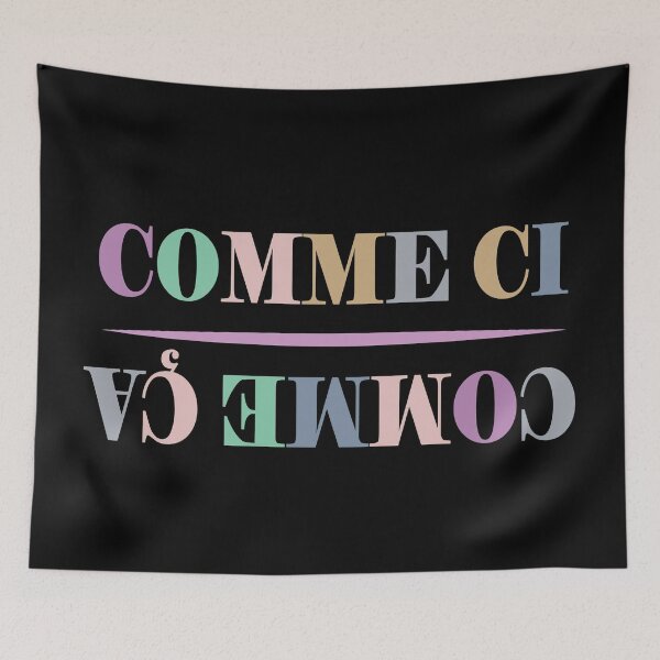 Item preview, Comme Ci Comme Ca designed and sold by TravelScientist.
