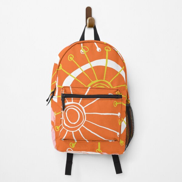 Item preview, Modern Mid-Century 1950's Orange Sunburst Vibrant Pattern designed and sold by DEC02.