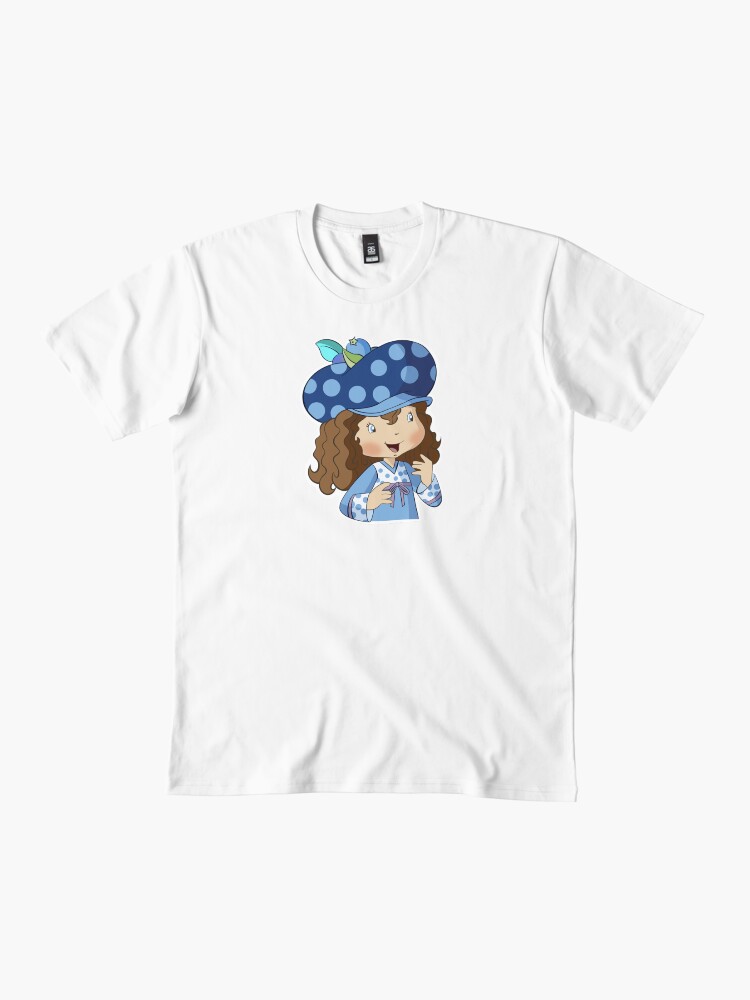 ★DRAW FIT★ Blueberry Print T-Shirt [WHITE] Blueberry Party: Playful Party Kids Crew T-Shirt – Art Ok