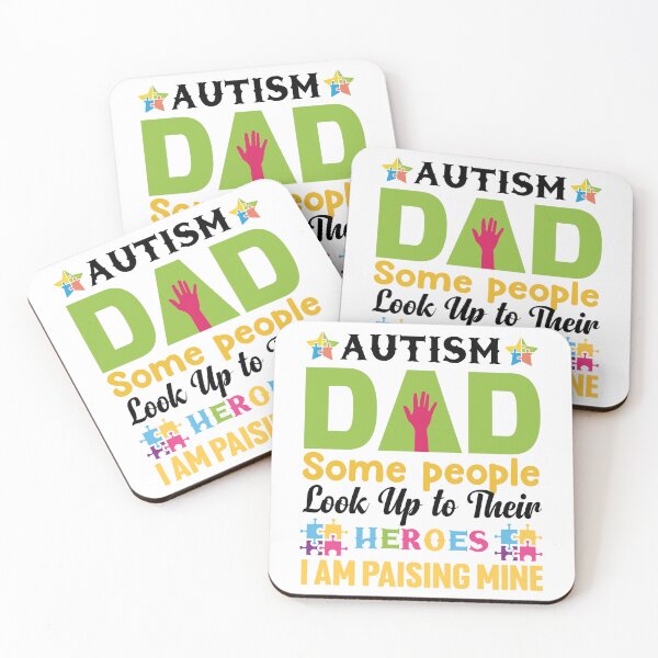 Item preview, Autism Dad Some People Look Up to Their Heroes I am Paising Mine  Autistic support Be Positive Aspire To Inspire Happy Life Apparel Essential Motivation Inspiration Joy Mood designed and sold by DesignByHeartUK.