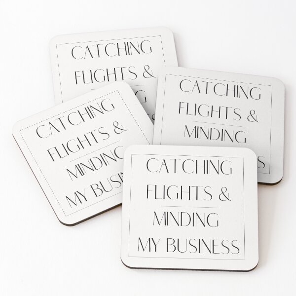 Item preview, Womens Catching Flights And Minding My Business designed and sold by Bap-tiste.
