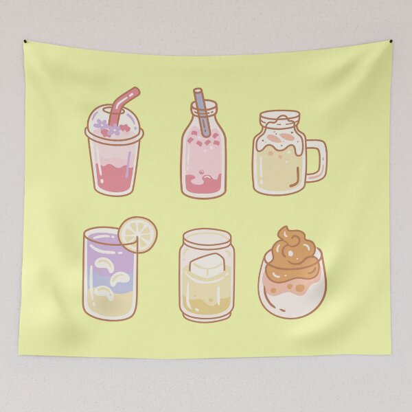 Item preview, Kawaii drinks designed and sold by Shiablue.