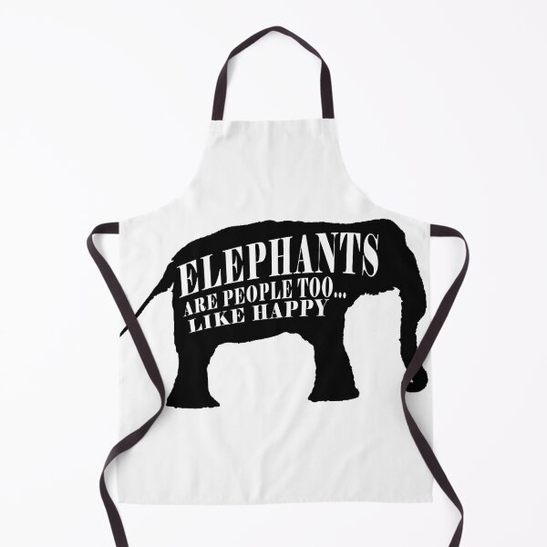 Item preview, Elephants Are People Too...Like Happy the Elephant Support Design designed and sold by QuanJewelry.