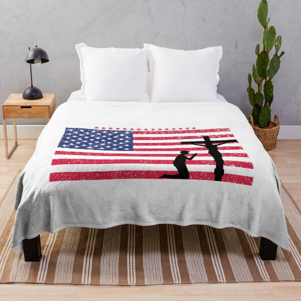 Item preview, American Flag And Jesus Cross Happy Independence Day 4th Of July  designed and sold by Micosmile.