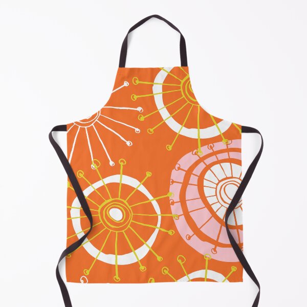 Item preview, Modern Mid-Century 1950's Orange Sunburst Vibrant Pattern designed and sold by DEC02.