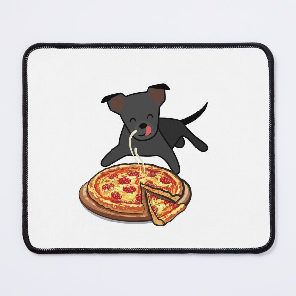 Item preview, Dog eating a pizza funny designed and sold by T-Look.