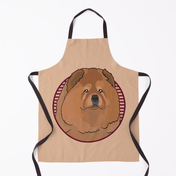 Item preview, Chow Chow dog w/ Red stripped circle designed and sold by AdoptNFTPets.