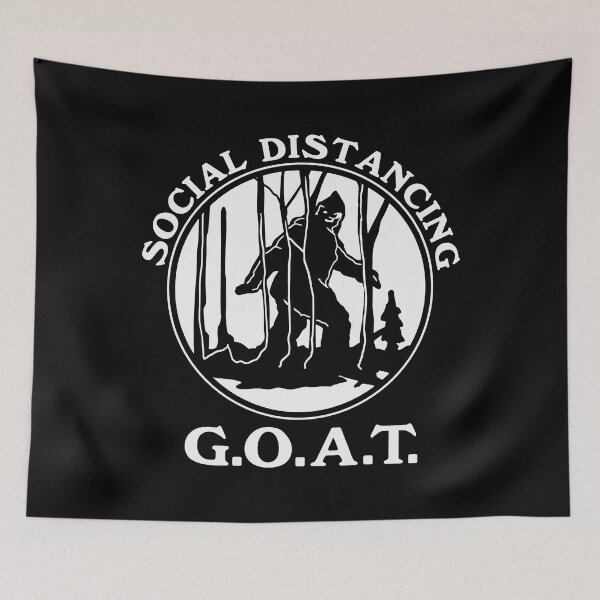 Item preview, Social Distancing G.O.A.T. designed and sold by RNDR.