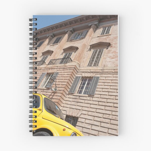 Item preview, Bright yellow classic Fiat 500 in Italian street. designed and sold by Brian Scantlebury.