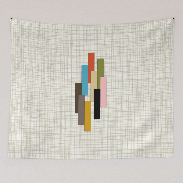 Item preview, Mid Century Modern Pillars (bkgrnd) designed and sold by Makanahele.