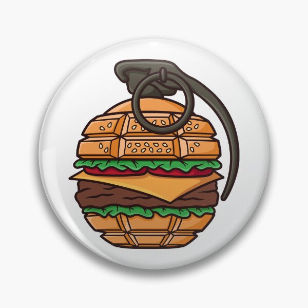 Item preview, Burger Grenade designed and sold by WilliamsonMedia.