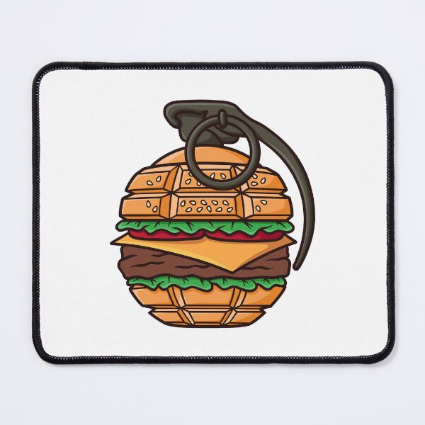 Item preview, Burger Grenade designed and sold by WilliamsonMedia.