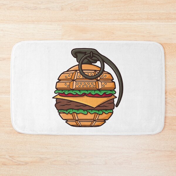 Item preview, Burger Grenade designed and sold by WilliamsonMedia.