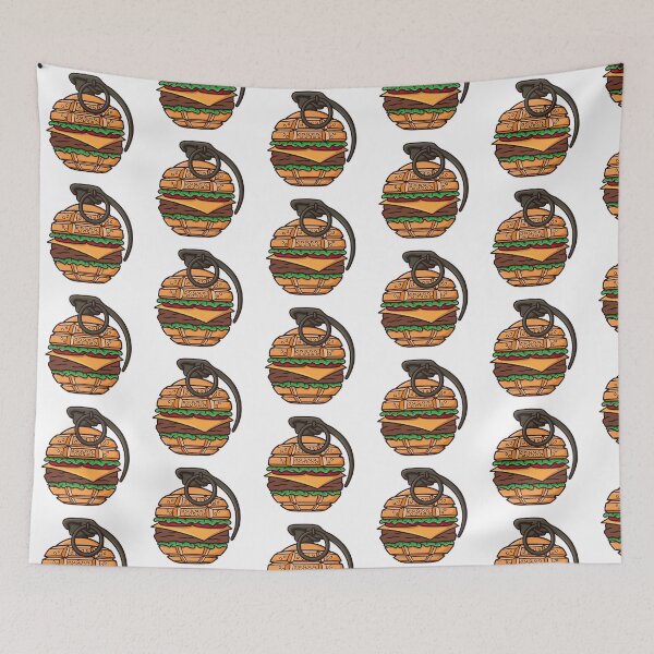 Item preview, Burger Grenade designed and sold by WilliamsonMedia.