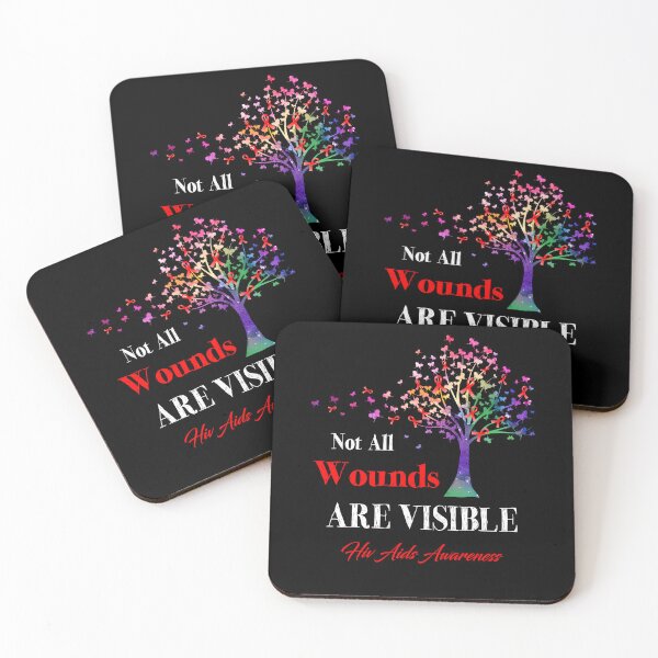 Item preview, Not All Wounds Are Visible Hiv Aids Awareness designed and sold by Hatjar.