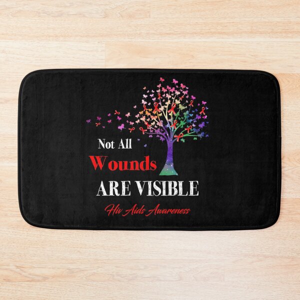 Item preview, Not All Wounds Are Visible Hiv Aids Awareness designed and sold by Hatjar.