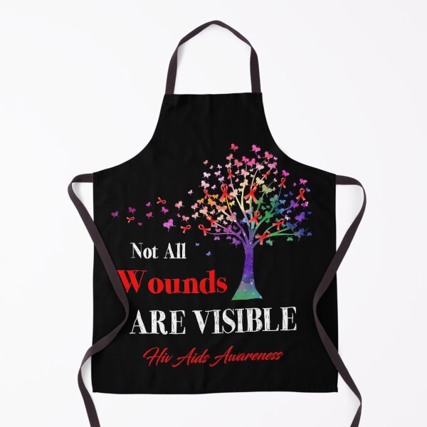 Item preview, Not All Wounds Are Visible Hiv Aids Awareness designed and sold by Hatjar.